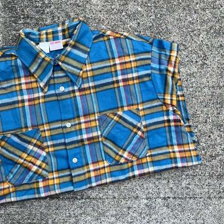 1970's BIG MAC Heavy Flannel L/S Shirt Deadstock
