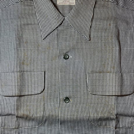 1950's HALLMARK Rayon L/S Shirt Deadstock
