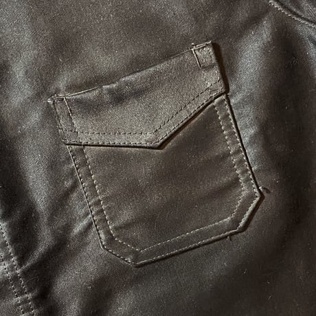 1940's〜 A  ST.MICHEL Black Moleskin Jacket Deadstock