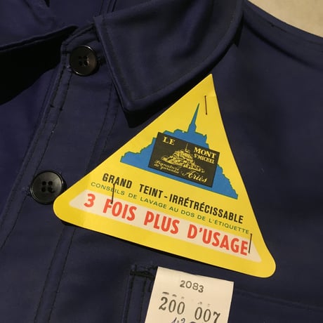 1940〜50's LE MONT S'MICHEL Moleskin Jacket Deadstock
