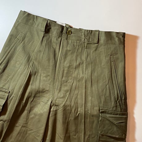 1950〜60's French Army M-47 Herringbone Trousers Deadstock