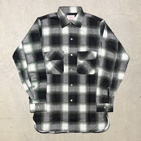 1960's BRENT Flannel L/S Shirt Deadstock