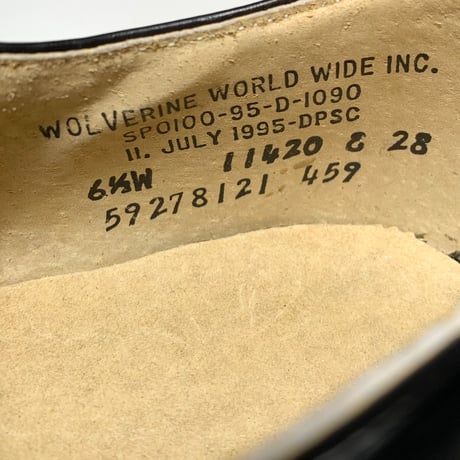 1990's US.NAVY Service Shoes Deadstock