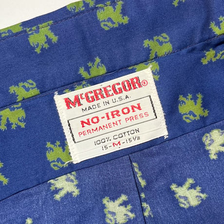 1960's McGREGOR L/S Shirt Deadstock