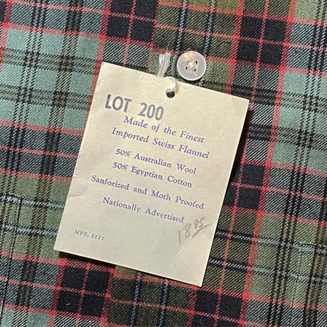 1960's Unknown L/S Shirt Deadstock
