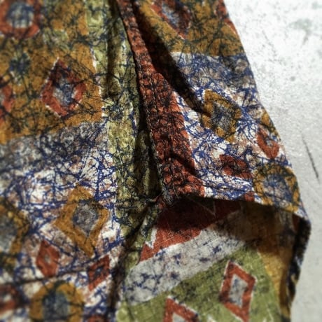 1960's Manhattan Batik Pullover S/S Shirt