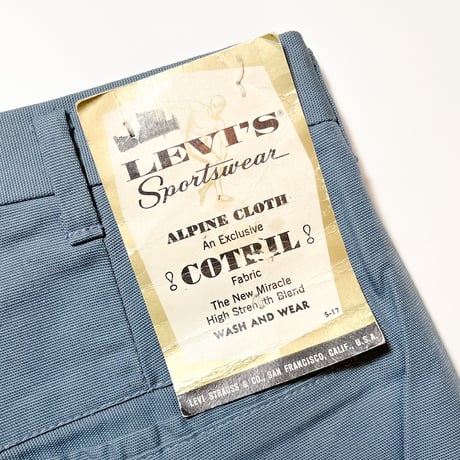 1960's Levi's Tapered Pants Deadstock