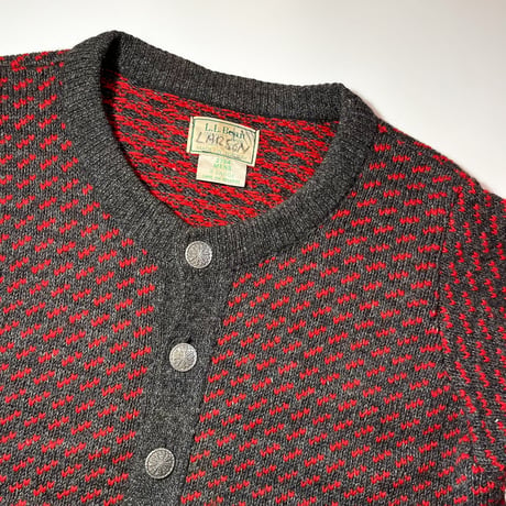 1980's L.L.Bean Bird's-eye Cardigan
