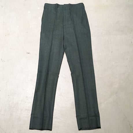 1960's Unknown Wool Tapered Pants Deadstock
