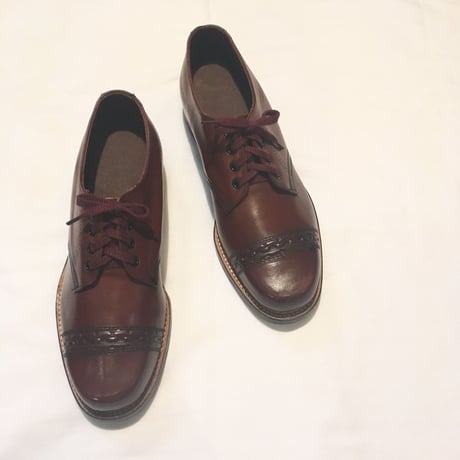 1940〜50's Unknown Leather Shoes Deadstock