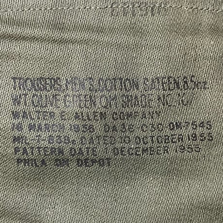 1950's US.ARMY Utility Trousers Deadstock