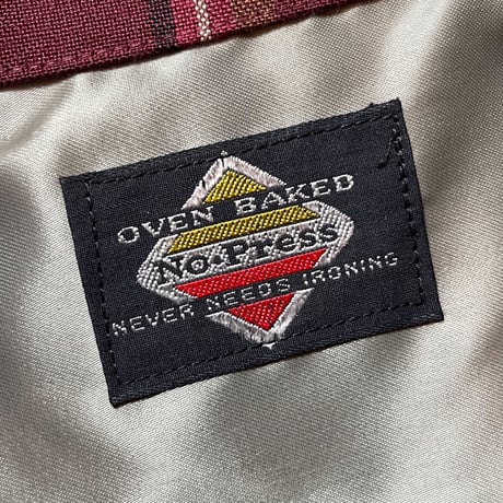 1960's OVEN BAKED Rayon L/S Shirt Deadstock