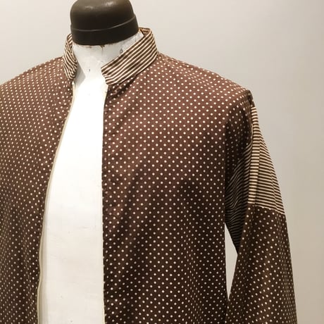 1970's Cole Dots&Border Cotton Blouson