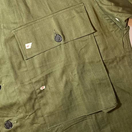 1940's US.ARMY M-43 Herringbone Jacket Deadstock