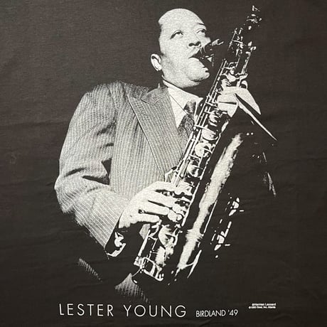 1990's〜 GILDAN LESTER YOUNG Printed Tee Deadstock