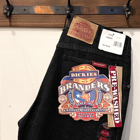 1980's Dickies Black Denim Pants Deadstock