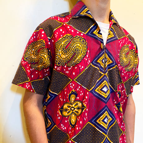 1960's Truval Skipper Pullover Batik S/S Shirt