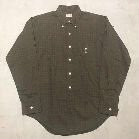 1960's Distinction Custom Tailored L/S Shirt