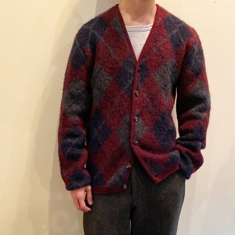 1960's NORTAN'S Talls Mohair Cardigan