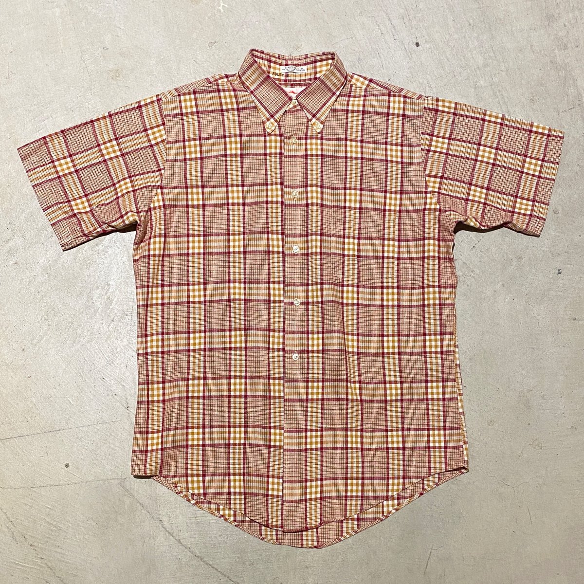 1960's SAKS FIFTH AVENUE Cotton&Flax S/S Shirt