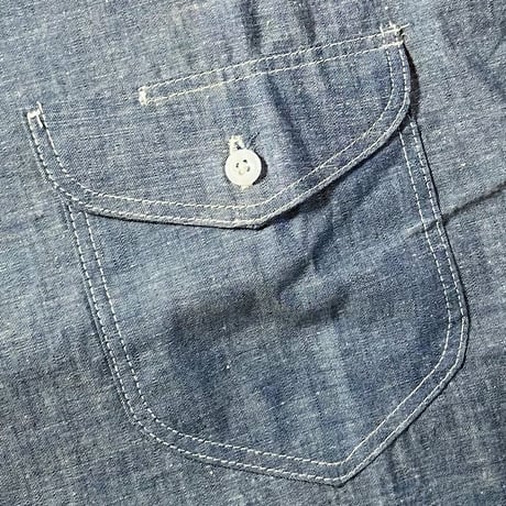 1970's OSHKOSH Chambray L/S Shirt Deadstock