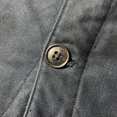 1940's〜 French Unknown Black Moleskin Jacket