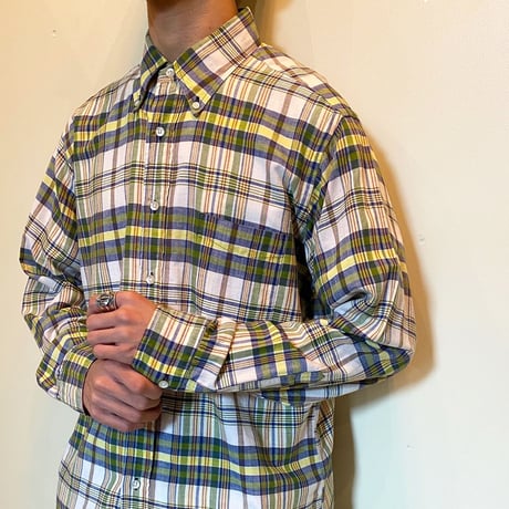 1970's SERO Indian Madras L/S Shirt