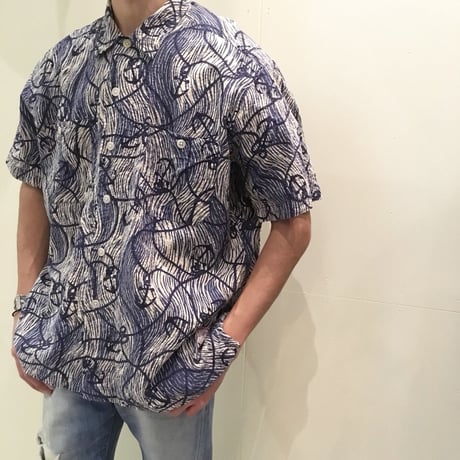 1990's POLO SPORT Seersucker S/S Shirt