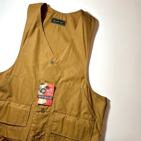 1950's Abercombie&Fitch Poplin Hunting Vest Deadstock