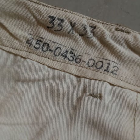 1940〜50's US.ARMY Chino Trousers