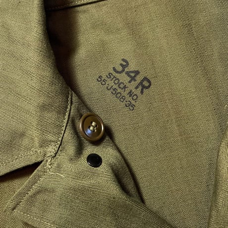 1940's US.ARMY M-43 Herringbone Jacket Deadstock