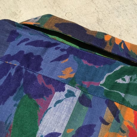 1980's Lord Jeff Indian Madras S/S Shirt Deadstock