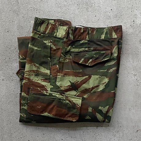 1970's French Army Lizard Camo Trousers Deadstock