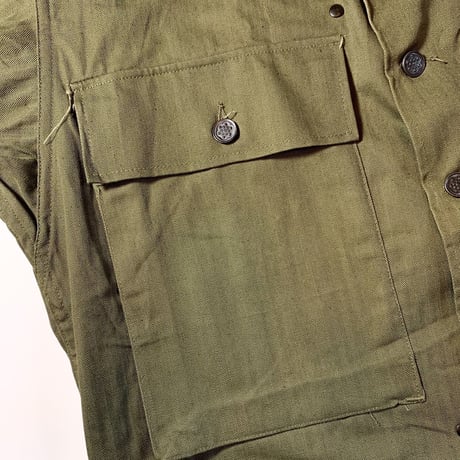 1940's US.ARMY M-43 Herringbone Jacket Deadstock