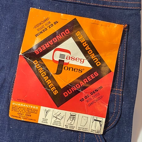 1960's Casey Jones Denim Painter Pants Deadstock