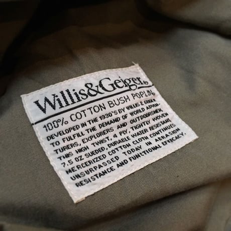 1990's Willis&Geiger Safari L/S Shirt