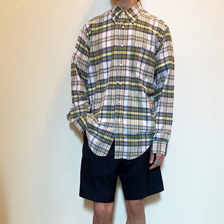 1970's SERO Indian Madras L/S Shirt