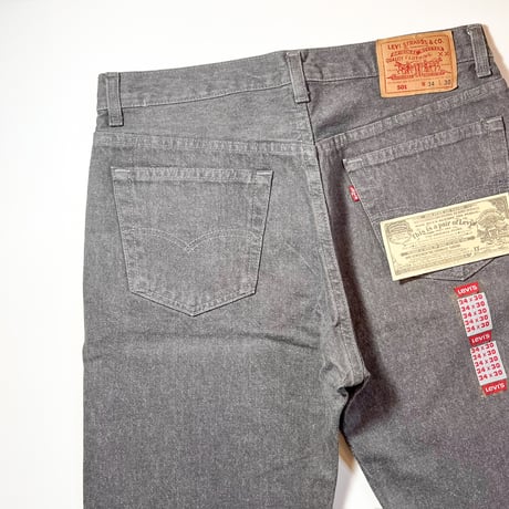 1990's Levi's 501 Gray Denim Pants Deadstock