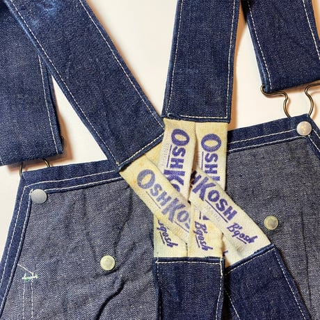 1950's〜 OSHKOSH Denim Overall