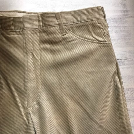 1960's h.i.s Corduroy Tapered Pants Deadstock