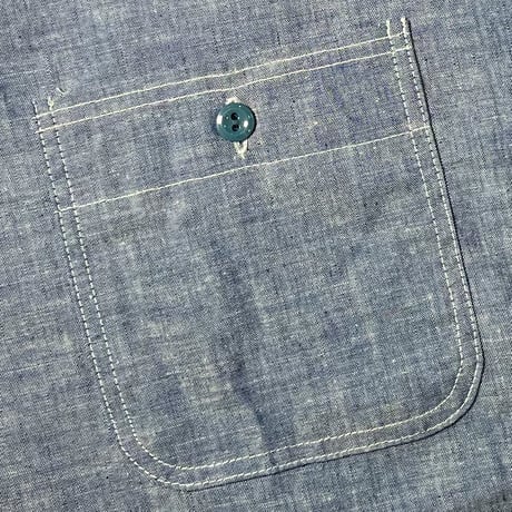 1970〜80's ELY Chambray L/S Shirt Deadstock