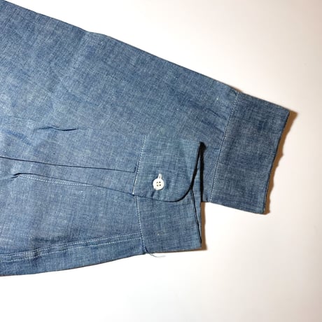 1950〜60's HEAVY DUTY Chambray L/S Shirt Deadstock