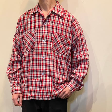 1950's PURITAN Rayon L/S Shirt