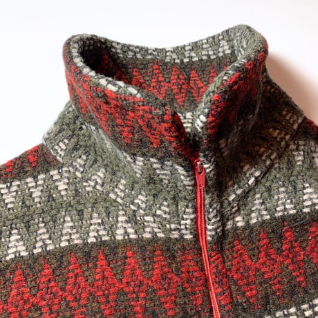1960's Unknown Pullover Wool L/S Shirt