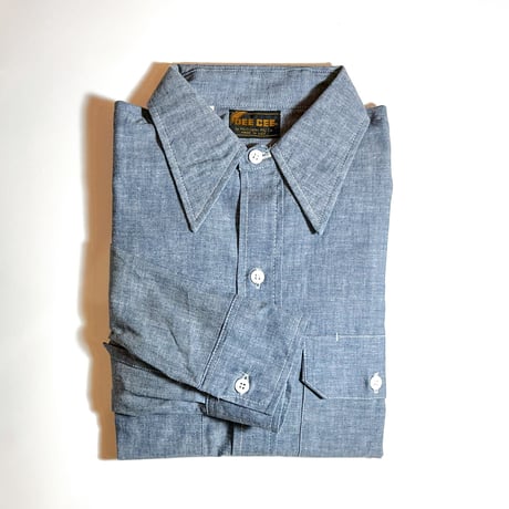 1970's DEE CEE Chambray L/S Shirt Deadstock