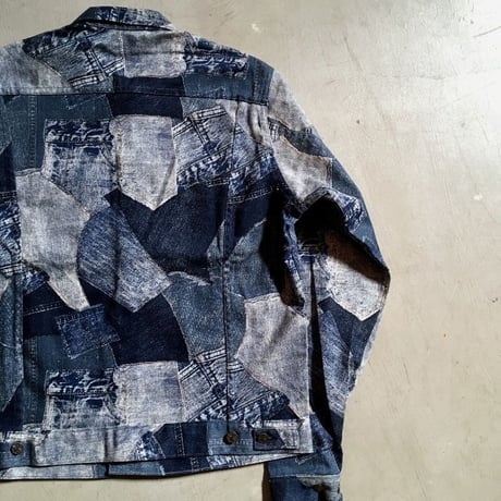 1970's The King-Size Co. Patchwork Printed Jacket