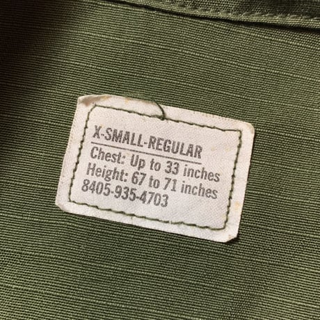 1970's US.ARMY Jungle Fatigue 4th Jacket