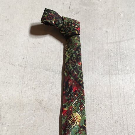 1960's Hager's Cotton Batik Necktie