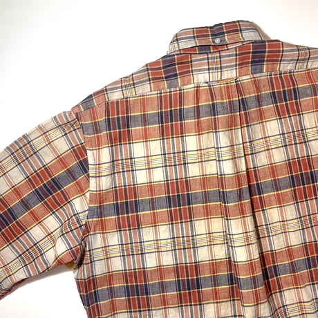 1960's GANT Indian Madras S/S Shirt