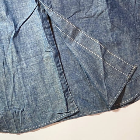 1950〜60's US.NAVY Chambray L/S Shirt Deadstock